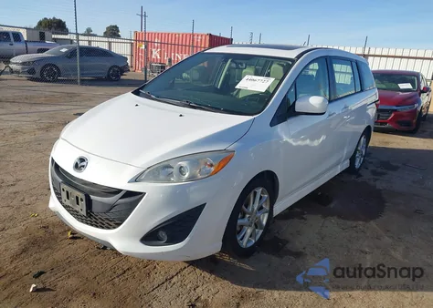2012 Mazda Mazda5 Grand Touring from USA, damaged, VIN JM1CW2DL6C0143373